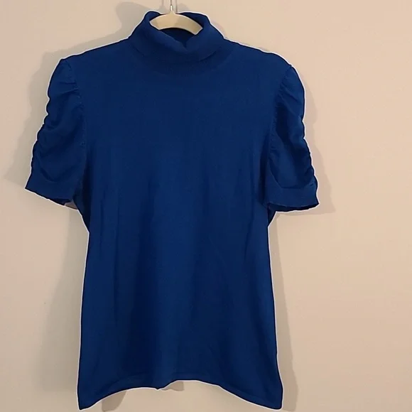 Style & Co xl stretchy blue turtle neck sweater. - Picture 1 of 8